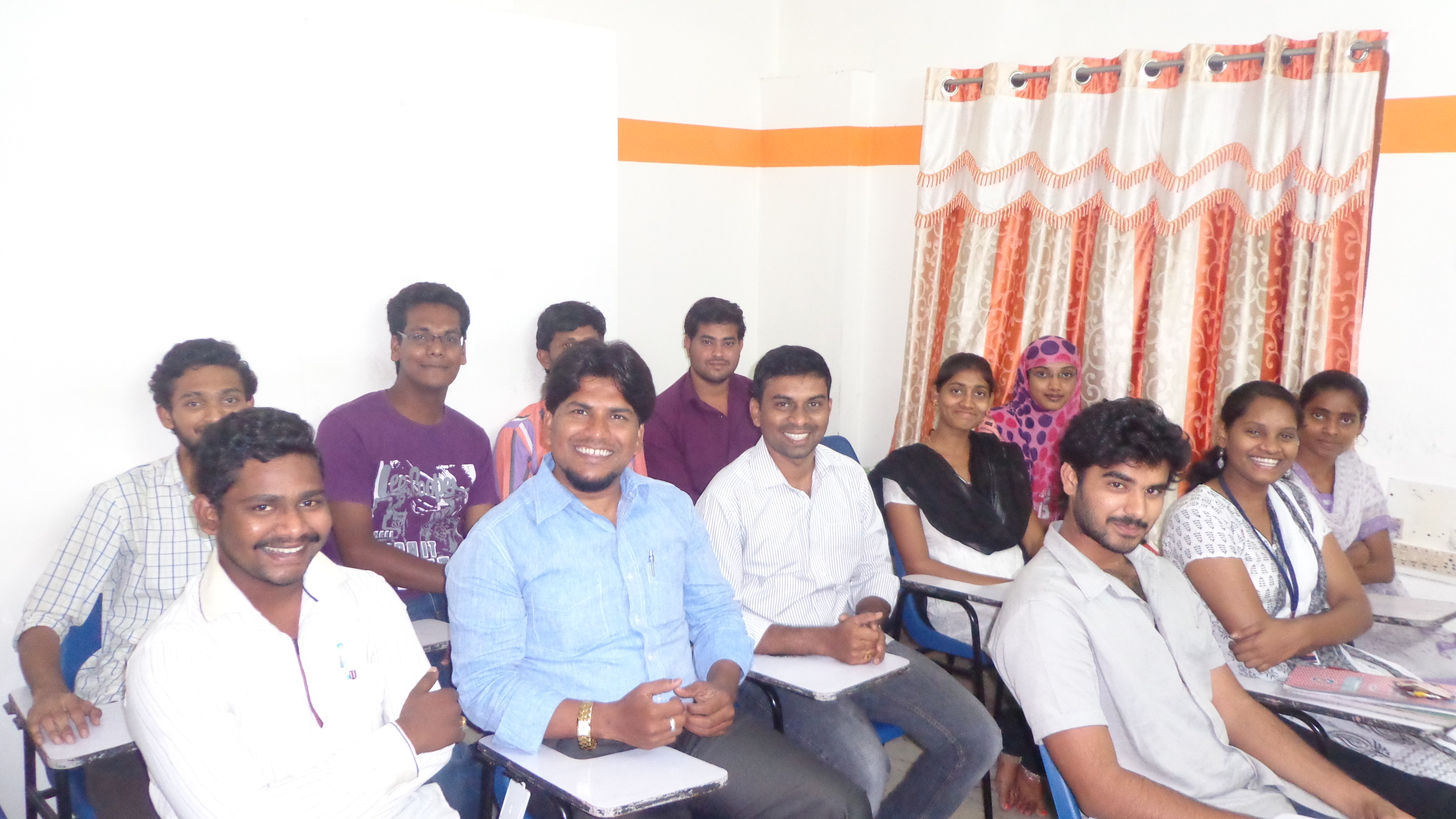 Victory spoken english Students in classroom