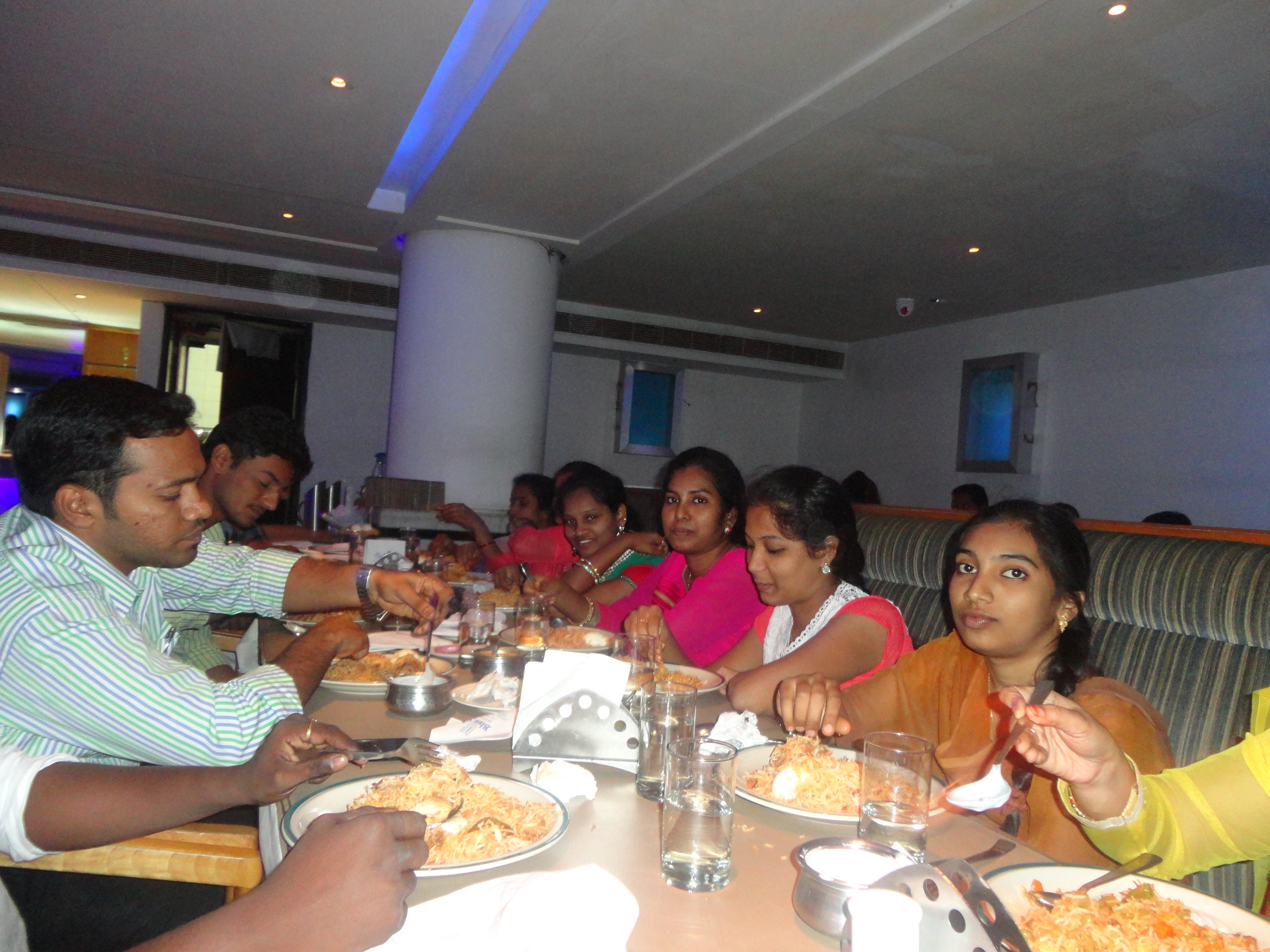 Victory spoken english Students party after completion of the batch